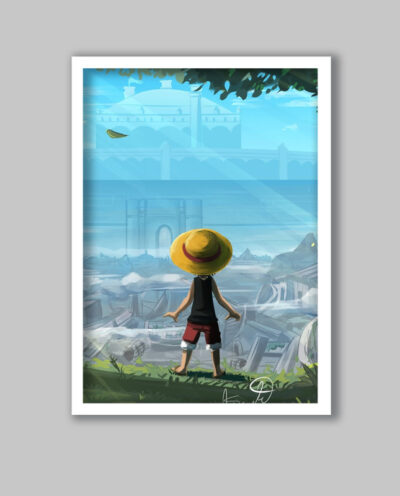 تابلو مدل انیمه وان پیس One Piece کد LA-G10736