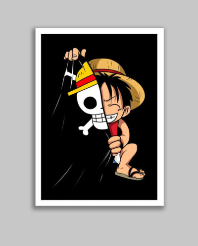تابلو مدل انیمه وان پیس One Piece کد LA-G10508