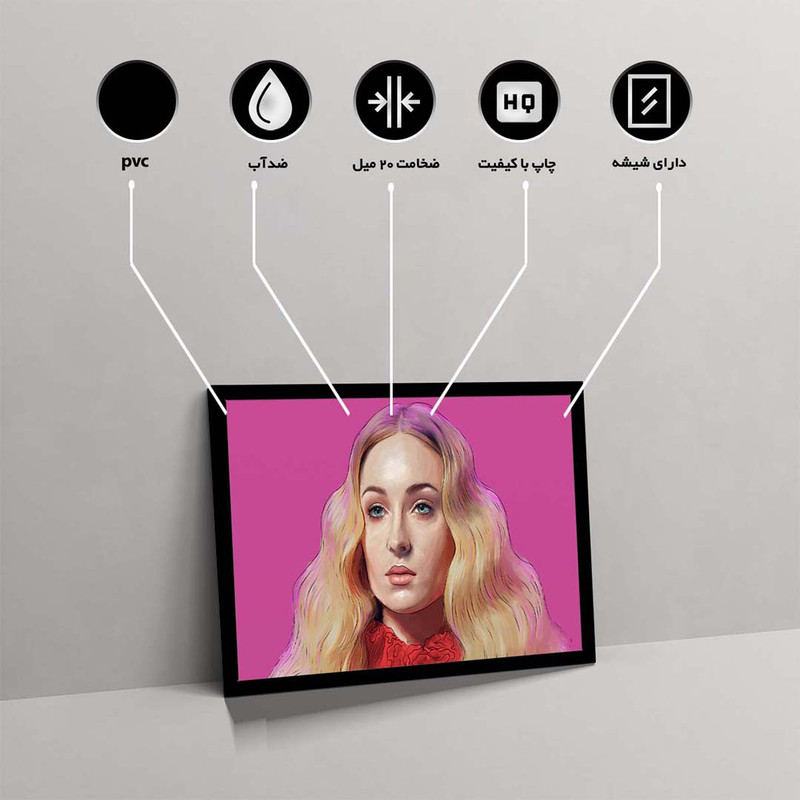 تابلو مدل sansa stark کد F-15042 - Image 10