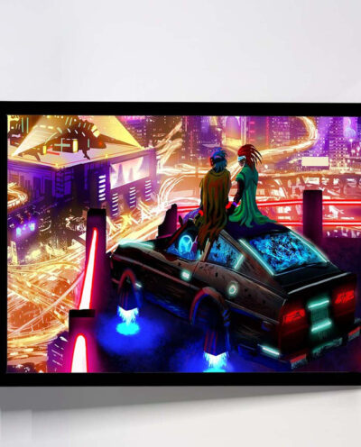 تابلو مدل cyberpunk کد F-11041