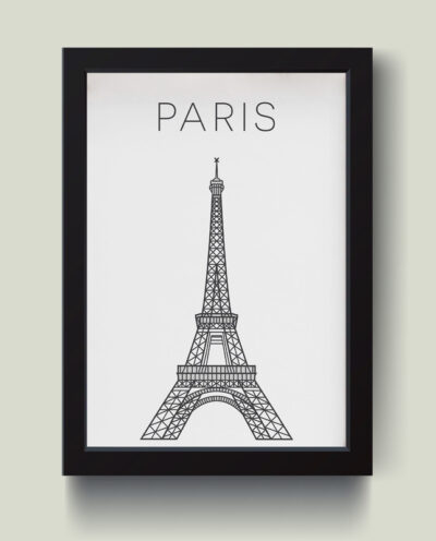تابلو مدل مینیمال PARIS کدm2611-b