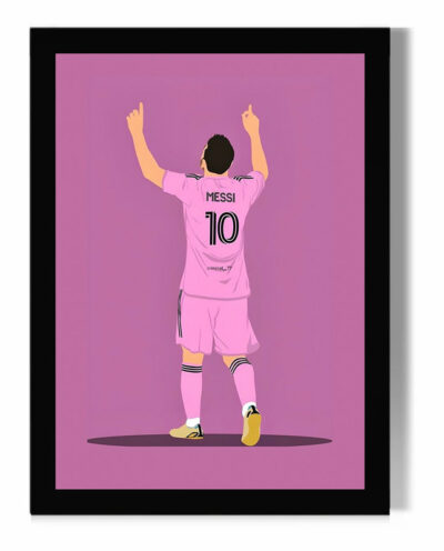 تابلو مدل دیواری طرح مسی Messi کد FD501
