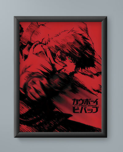 تابلو مدل انیمه اسپایک اسپیگل کابوی بیباپ Spike Spiegel Cowboy Bebop anime 09