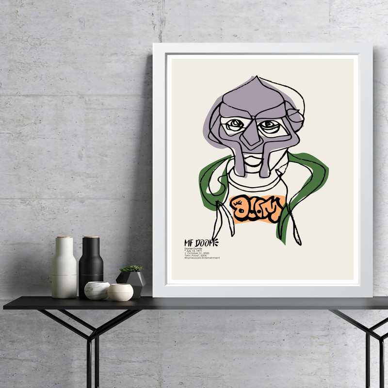 تابلو مدل MF DOOM کد m2477-w - Image 4