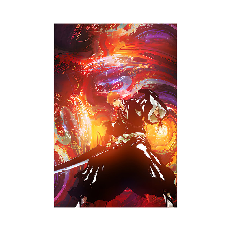 تابلو مدل انیمه ایچیگو کوروساکی بلیچ Ichigo Kurosaki bleach anime 09