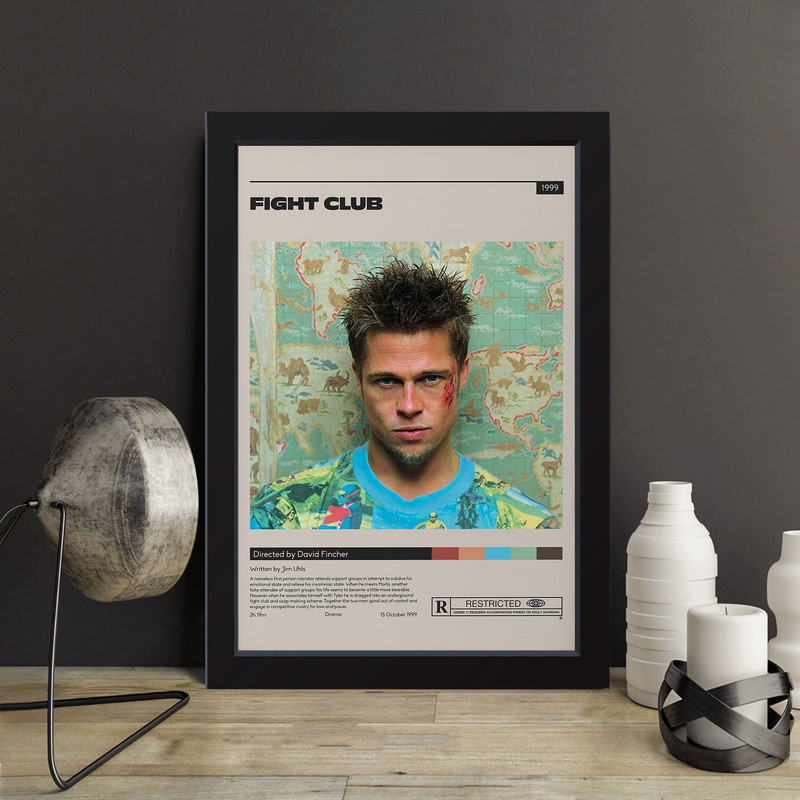 تابلو مدل Fight Club کدQ4526 - Image 2