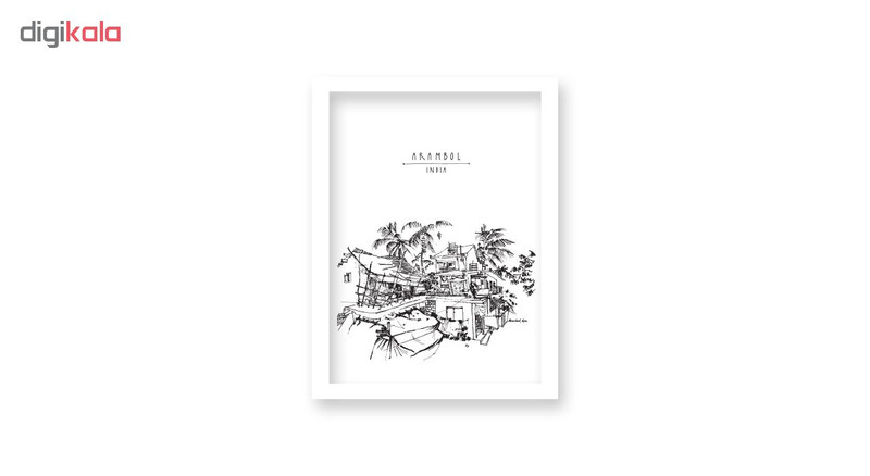تابلو هیلما گالری کد HAP1821 WHITE - Image 2