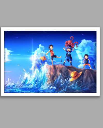 تابلو مدل انیمه وان پیس One Piece کد LA-G10503