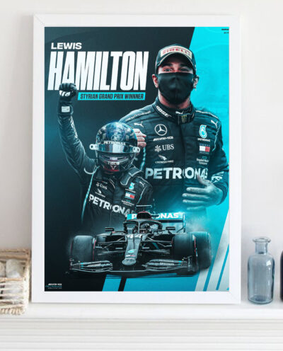 تابلو مدل فرمول یک لوئیس همیلتون Hamilton کد LA-F1G1023
