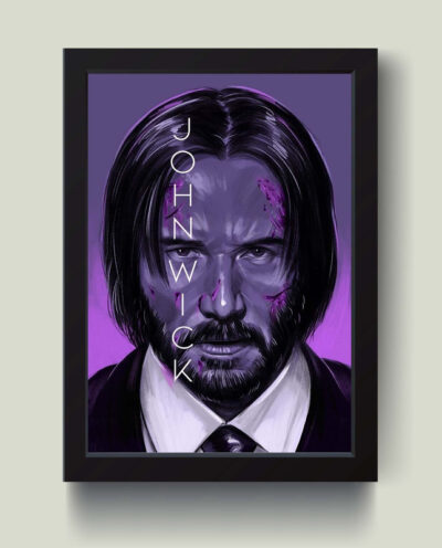 تابلو مدل جان ویک Keanu Reeves کدS0105-b