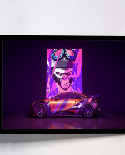 تابلو مدل need for speed heat bad monkey کد F-14023