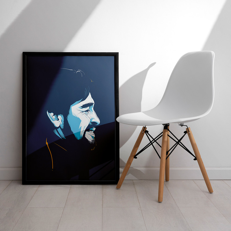 تابلو مدل دیواری طرح دیگو مارادونا Diego Maradona کد FD486 - Image 3