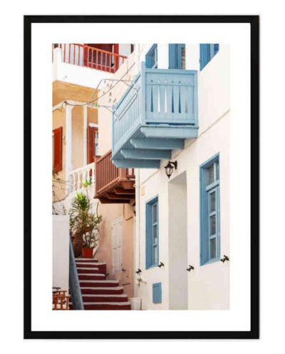 تابلو مدل Houses in Greece کد 248901833