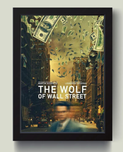 تابلو مدل The Wolf Of Wall Street کد MJ131344