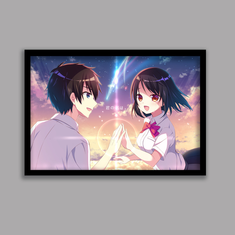 تابلو مدل انیمه Your Name کد LA-G10474-2