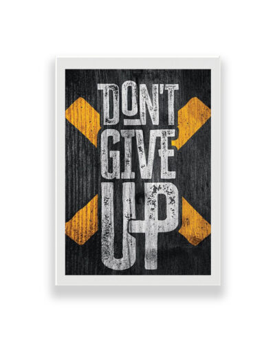 تابلو طرح انگیزشی dont give upمدل 3