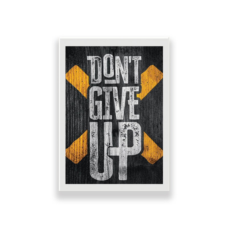 تابلو طرح انگیزشی dont give upمدل 3