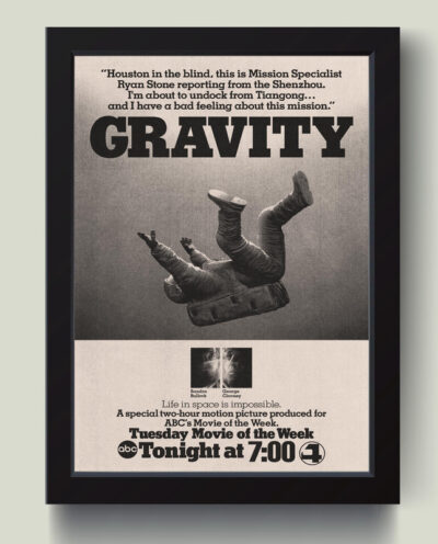 تابلو مدل تابلو مدل Gravity پوستر فیلم کد ICC-S010
