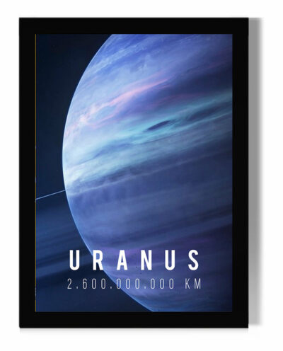 تابلو مدل دیواری طرح سیاره اورانوس Uranus کد FD463