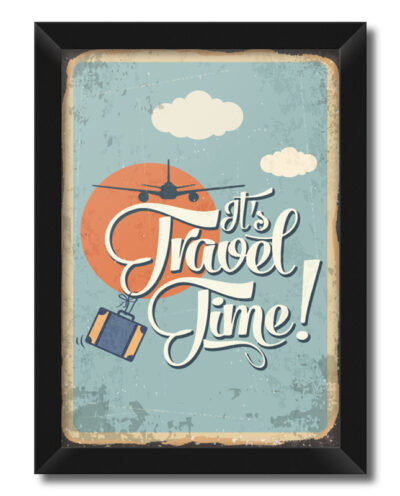 تابلو فنچ آرت طرح Travel Time کد GPH283-C