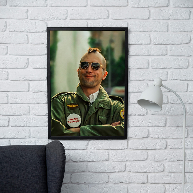 تابلو مدل دیواری طرح فیلم راننده تاکسی Taxi Driver کد FD238 - Image 2