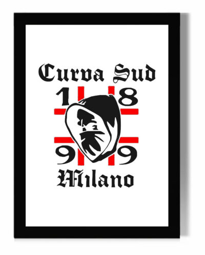 تابلو مدل دیواری طرح آث میلان AC Milan کد FD578