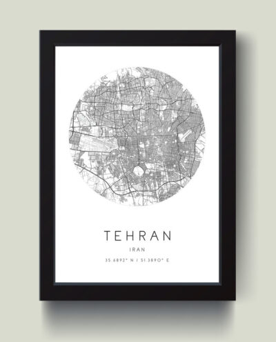 تابلو مدل تهران Tehran کدm2582-w