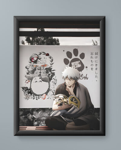 تابلو مدل انیمه ساکاتا گینتوکی گینتاما Sakata Gintoki Gintama anime 01