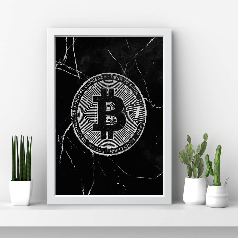 تابلو مدل بیت کوین Bitcoin کد m2676-w - Image 4
