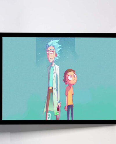 تابلو مدل rick and morty کد F-15030