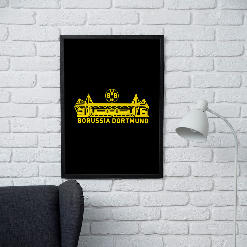 تابلو مدل دیواری طرح دورتموند Dortmund کد FD534 - Image 2