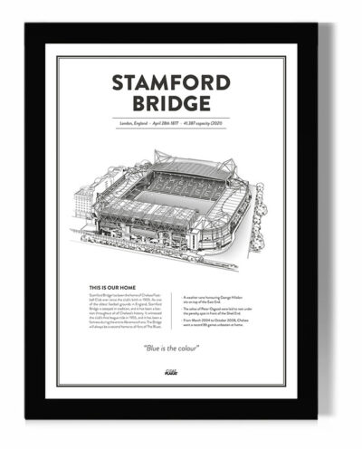 تابلو مدل دیواری طرح استادیوم استمفورد بریج چلسی Stamford Bridge کد FD040