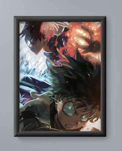 تابلو مدل انیمه ایزوکو شوتو مای هیرو آکادمی Izuku Shoto My Hero Academia anime 05