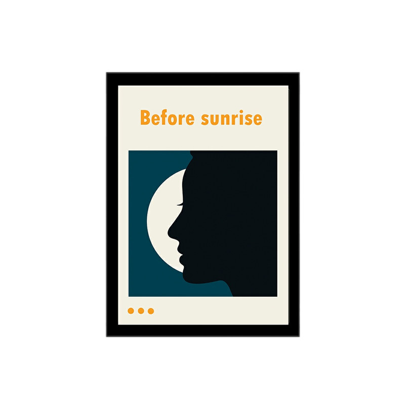 تابلو مدل فیلم before sunrise - Image 2