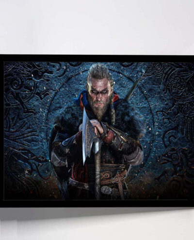 تابلو مدل assassins creed valhalla game کد F-10039