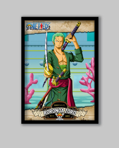 تابلو مدل انیمه وان پیس One Piece کد LA-G10837-2