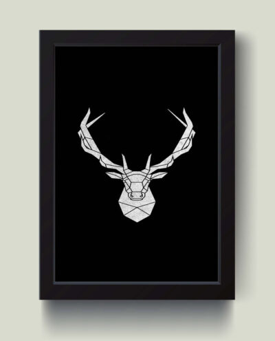 تابلو مدل مینیمال ghost deer کدm50122