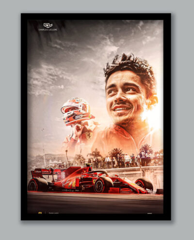 تابلو مدل فرمول یک چارلز لکلرک Charles Leclerc کد LA-G10184