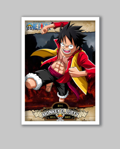 تابلو مدل انیمه وان پیس One Piece کد LA-G10825