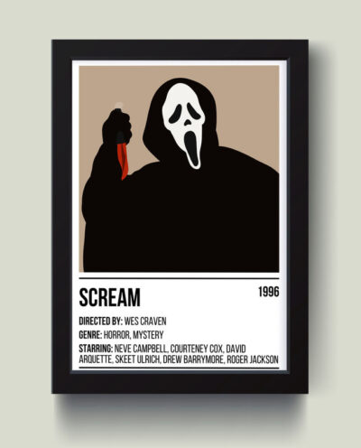 تابلو مدل مینیمال Scream کد Q15223