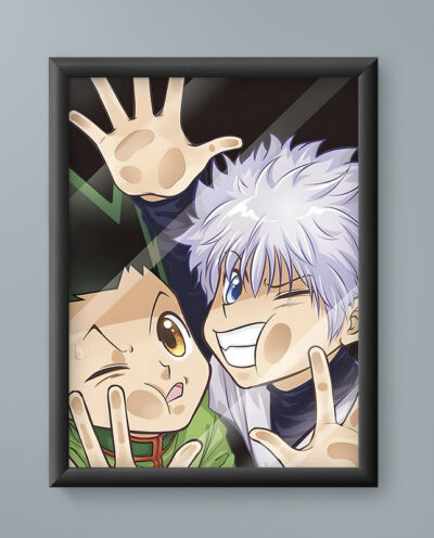 تابلو مدل انیمه گون کیلوا هانتر ایکس هانتر gon Killua Hunter Hunter anime 15