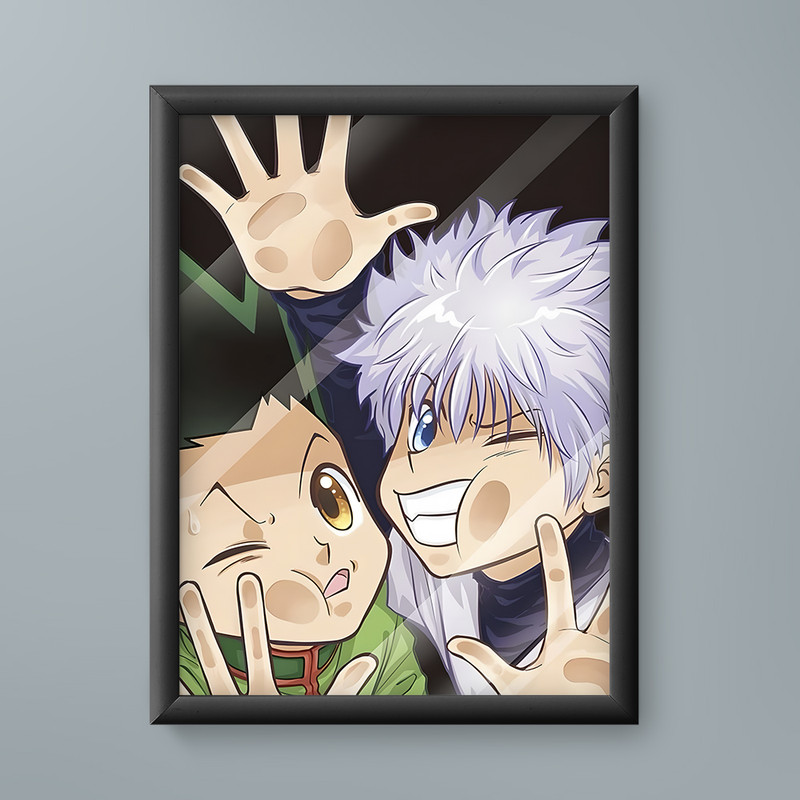 تابلو مدل انیمه گون کیلوا هانتر ایکس هانتر gon Killua Hunter Hunter anime 15