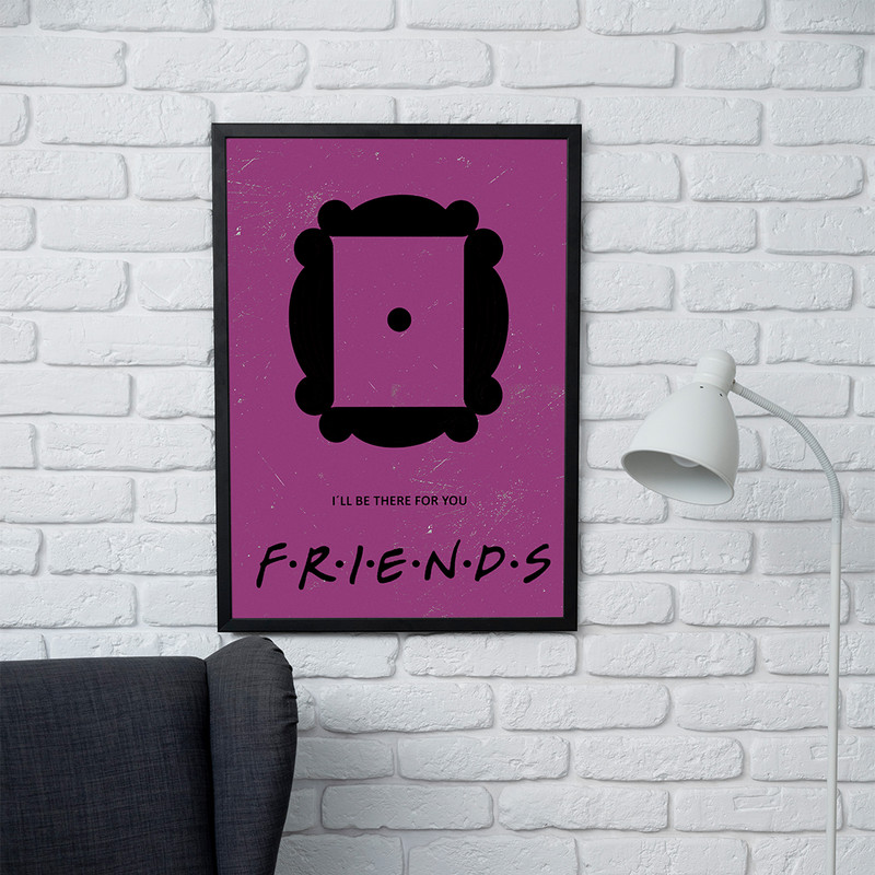 تابلو مدل دیواری طرح سریال فرندز Friends کد FD133 - Image 2