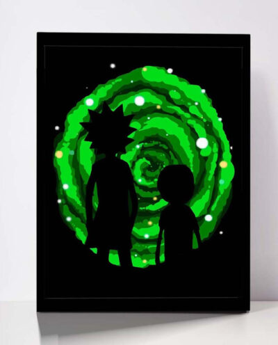 تابلو مدل Rick Morty کد F-1041