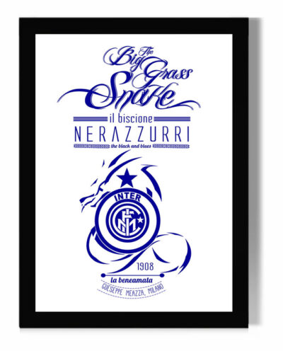 تابلو مدل دیواری طرح اینتر میلان Inter Milan کد FD543