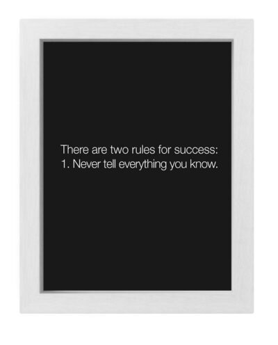 تابلو طرح قوانین موفقیت مدل Rules for success