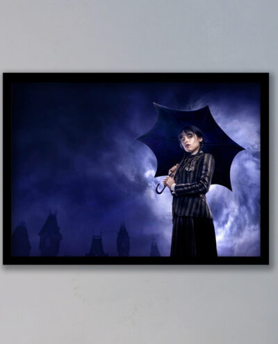 تابلو مدل ونزدی آدامز Wednesday Addams کد LAG1054