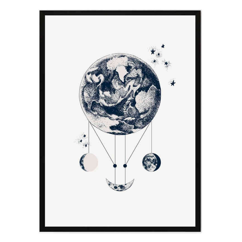 تابلو مدل Phases of the moon کد 2489011033