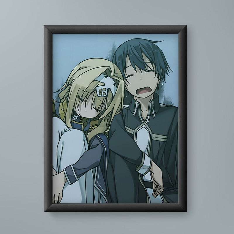 تابلو مدل انیمه کازوتو آلیس سورد آرت Kazuto Alice Sword Art anime 01
