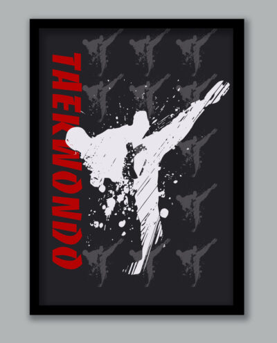 تابلو مدل تکواندو Taekwondo کد LA-G10203